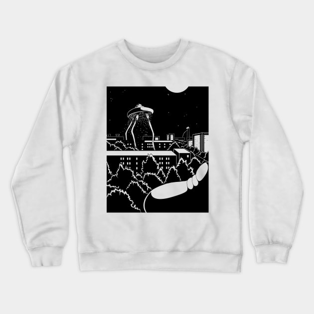 War Of The Worlds Crewneck Sweatshirt by zzmyxazz